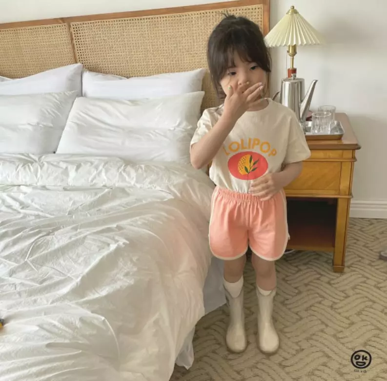 Oh Kids - Korean Children Fashion - #discoveringself - Rolly Pop Top Bottom Set - 2