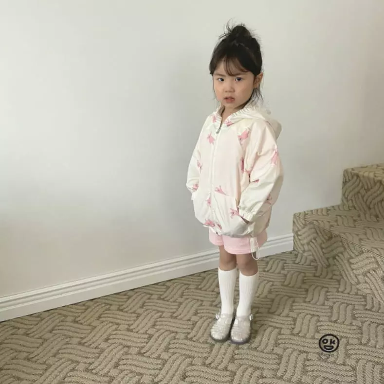 Oh Kids - Korean Children Fashion - #kidsshorts - Rabbit Windbreaker - 3