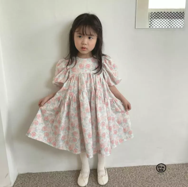 Oh Kids - Korean Children Fashion - #kidsshorts - Puff Cancan One-piece - 8