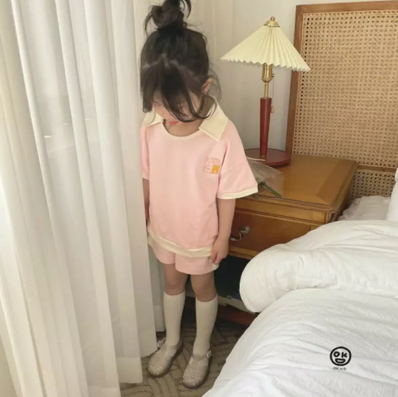 Oh Kids - Korean Children Fashion - #prettylittlegirls - My Home Top Bottom Set - 9