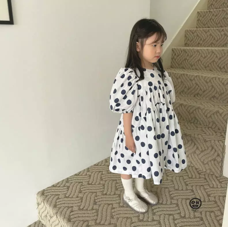 Oh Kids - Korean Children Fashion - #prettylittlegirls - Puff Cancan One-piece