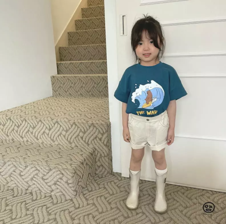 Oh Kids - Korean Children Fashion - #stylishchildhood - Wave Tee