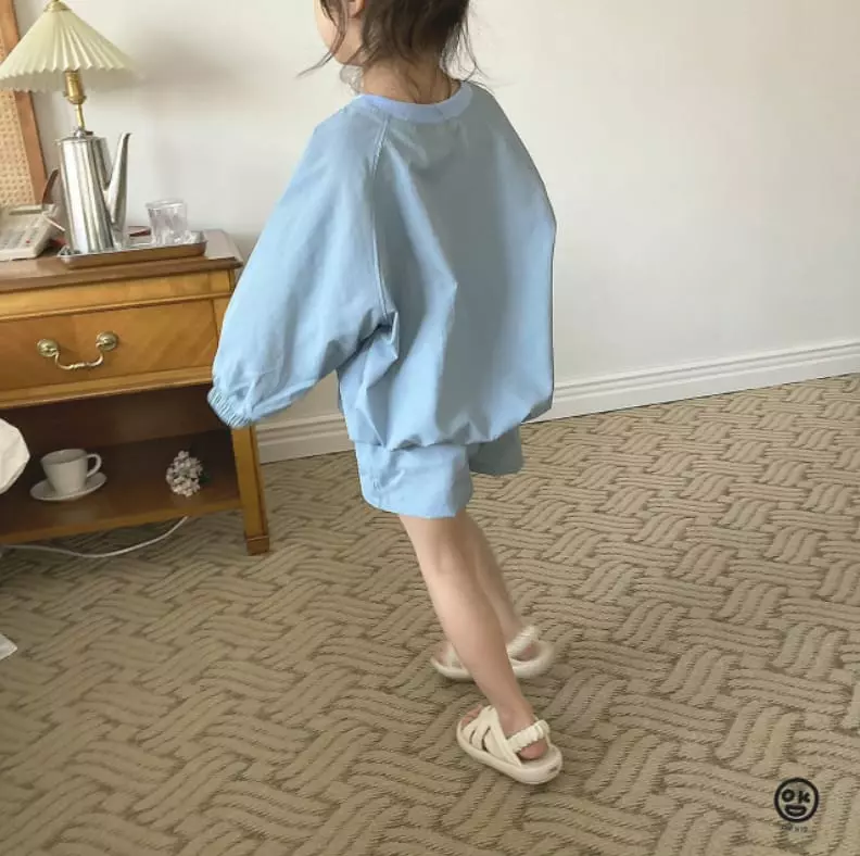 Oh Kids - Korean Children Fashion - #todddlerfashion - Robbot Top Bottom Set - 4