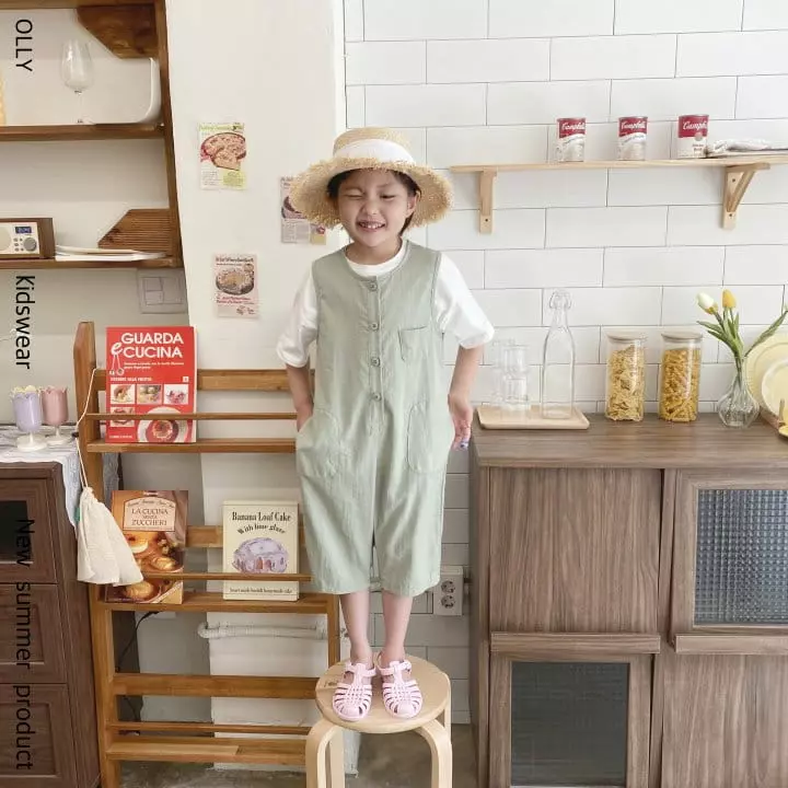 Ollymarket - Korean Children Fashion - #Kfashion4kids - Pocket Jumpsuit - 3