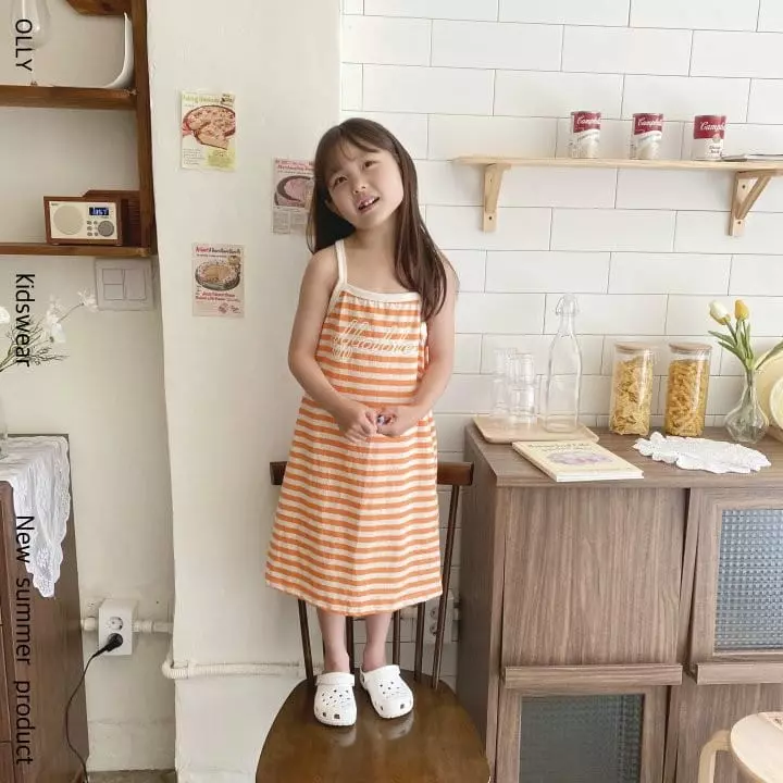 Ollymarket - Korean Children Fashion - #childofig - Stripes One-piece - 5