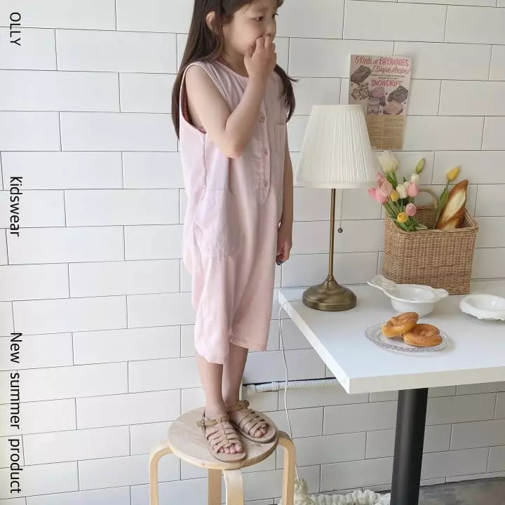 Ollymarket - Korean Children Fashion - #childofig - Pocket Jumpsuit - 11