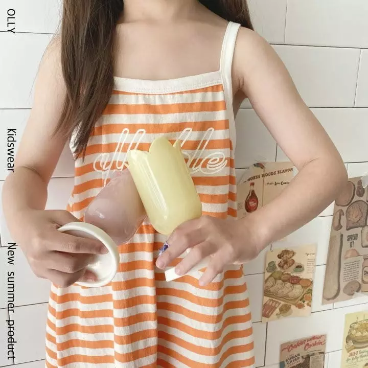 Ollymarket - Korean Children Fashion - #designkidswear - Stripes One-piece - 7