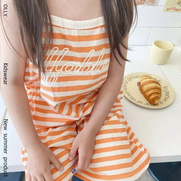 Ollymarket - Korean Children Fashion - #fashionkids - Stripes One-piece - 9