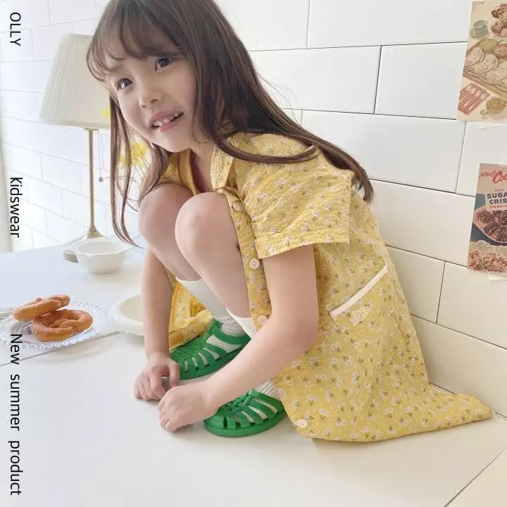Ollymarket - Korean Children Fashion - #kidsstore - Flower One-piece - 12