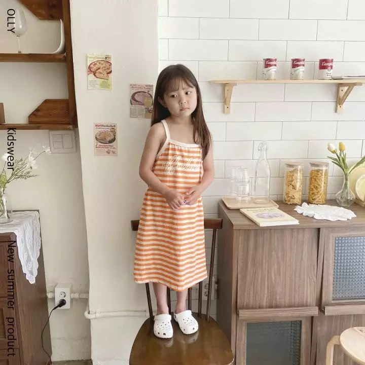 Ollymarket - Korean Children Fashion - #kidsstore - Stripes One-piece - 11