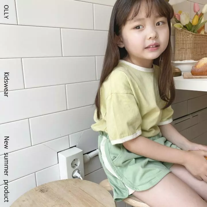 Ollymarket - Korean Children Fashion - #kidsstore - Color Tee - 2
