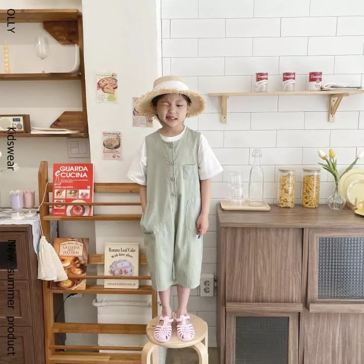 Ollymarket - Korean Children Fashion - #kidzfashiontrend - Pocket Jumpsuit - 2