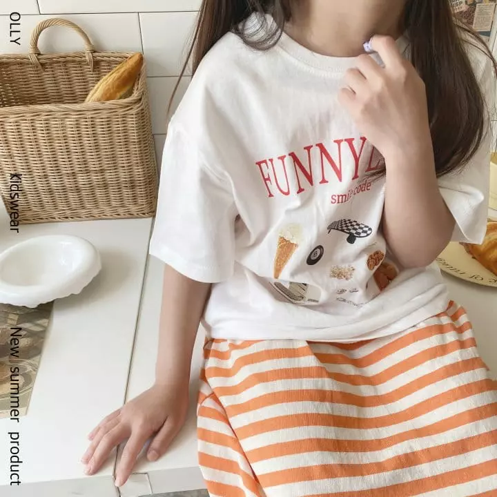 Ollymarket - Korean Children Fashion - #littlefashionista - Funny Look Tee - 7