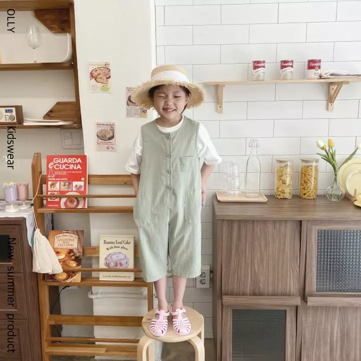 Ollymarket - Korean Children Fashion - #Kfashion4kids - Pocket Jumpsuit - 4