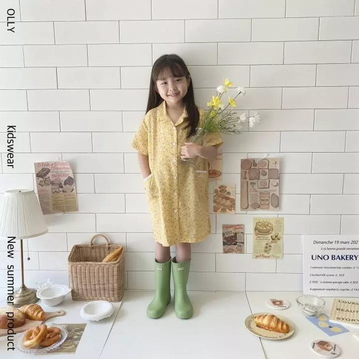 Ollymarket - Korean Children Fashion - #minifashionista - Flower One-piece