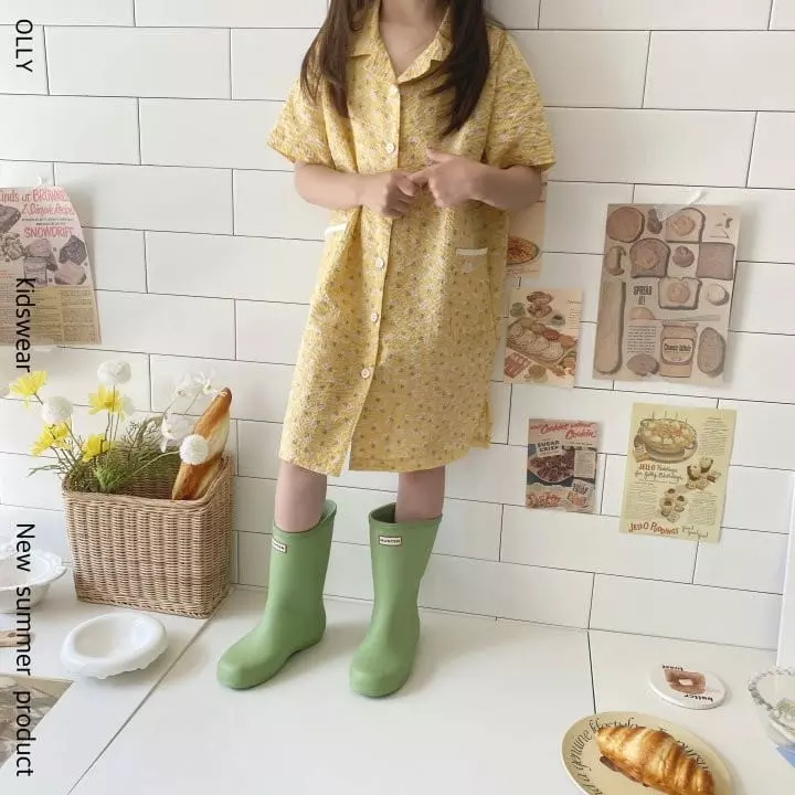 Ollymarket - Korean Children Fashion - #prettylittlegirls - Flower One-piece - 2