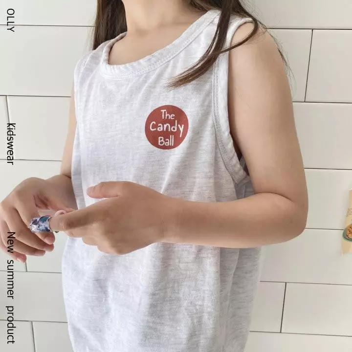 Ollymarket - Korean Children Fashion - #todddlerfashion - Candy Ball Sleeveless - 6