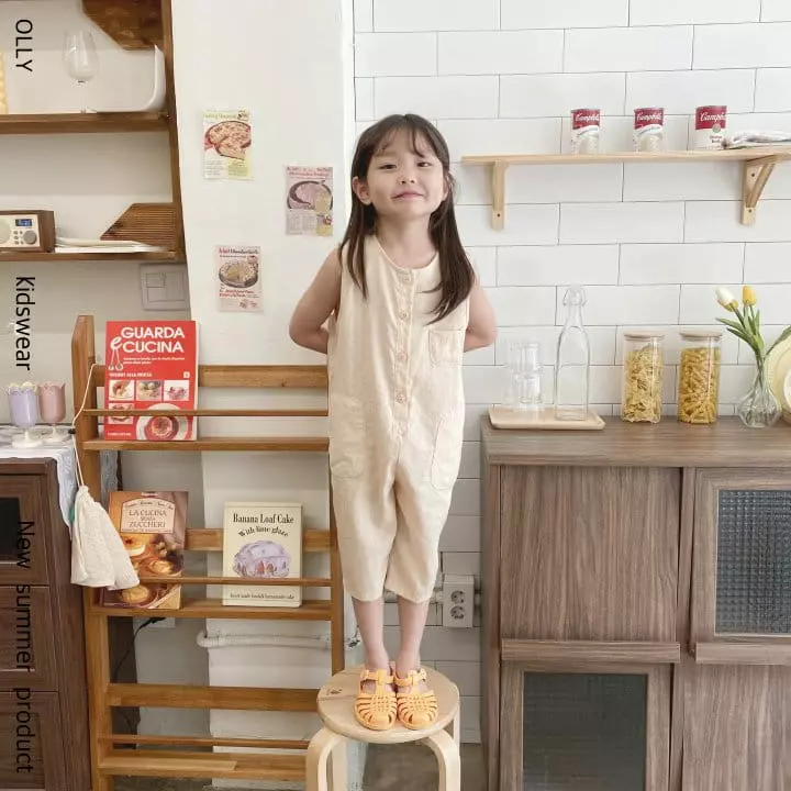 Ollymarket - Korean Children Fashion - #todddlerfashion - Pocket Jumpsuit - 8