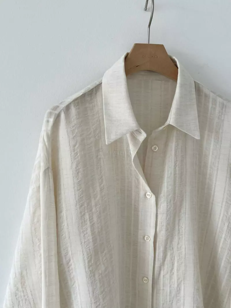 Oneand - Korean Women Fashion - #momslook - Salt Shirt - 2