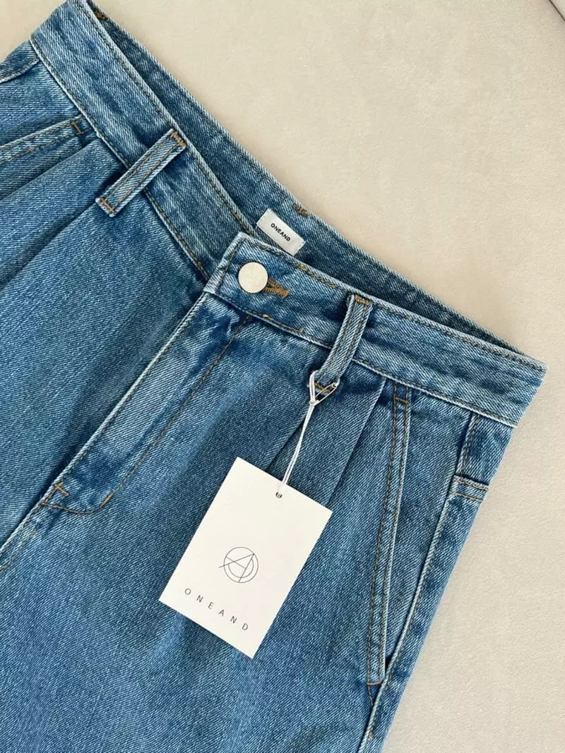 Oneand - Korean Women Fashion - #womensfashion - Pintuck Denim Shorts - 2