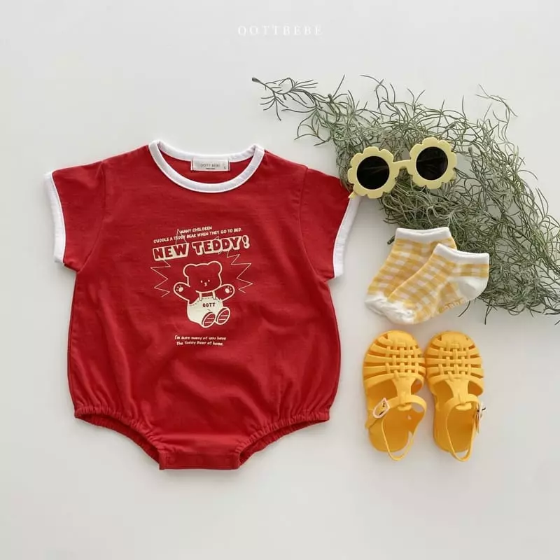 Oott Bebe - Korean Baby Fashion - #babyboutique - New Teddy Bodysuit - 3