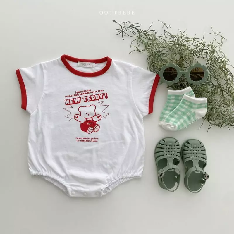 Oott Bebe - Korean Baby Fashion - #babyboutique - New Teddy Bodysuit - 4