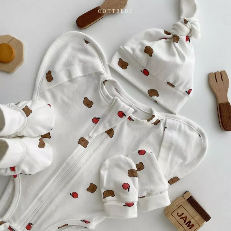 Oott Bebe - Korean Baby Fashion - #babyboutique - Ah Chu Bodysuit - 11