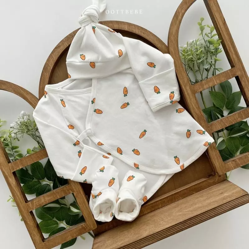 Oott Bebe - Korean Baby Fashion - #babyboutique - Ah Chu Benet with Bonnet - 11