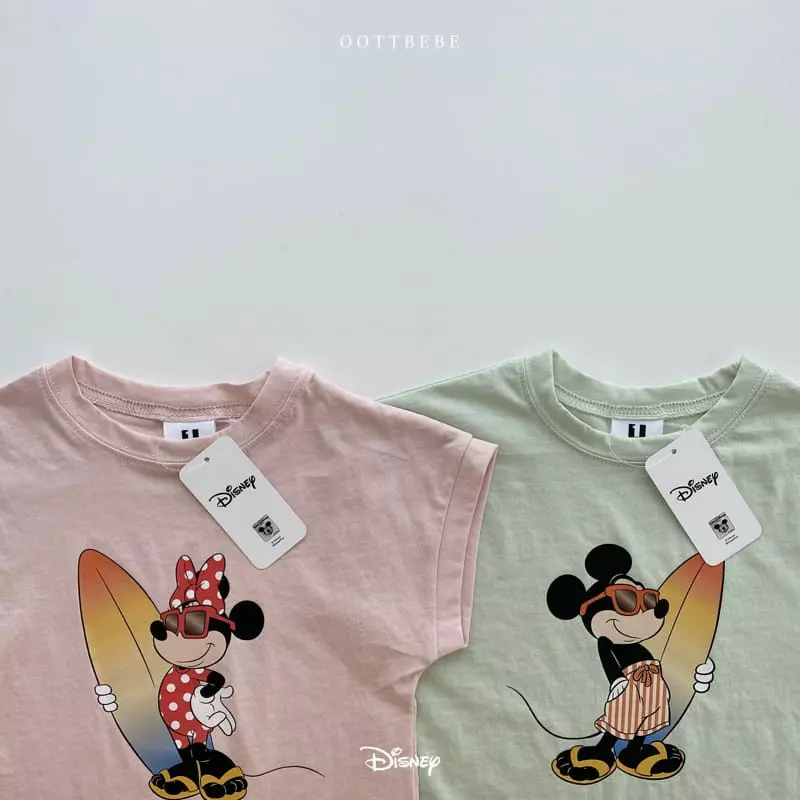 Oott Bebe - Korean Baby Fashion - #babyboutiqueclothing - Disney Surfing Bodysuit - 7