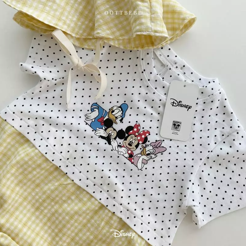 Oott Bebe - Korean Baby Fashion - #babyboutiqueclothing - Disney Check Bodysuit - 6