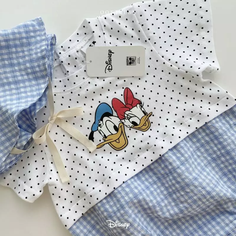 Oott Bebe - Korean Baby Fashion - #babyclothing - Disney Check Bodysuit - 7