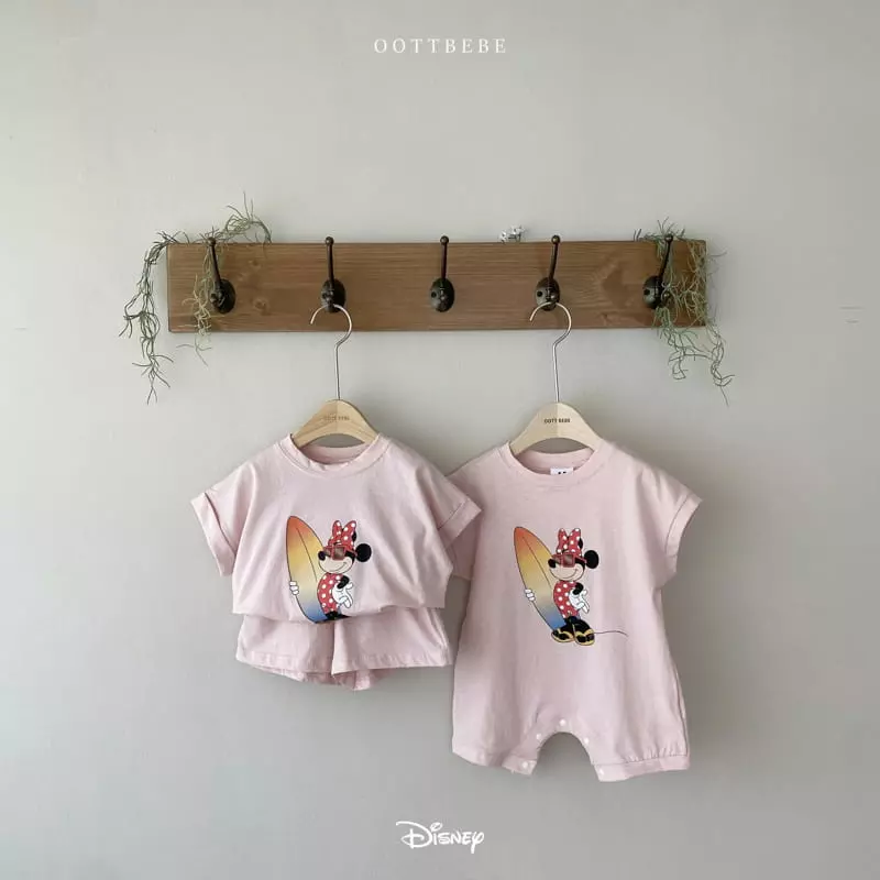 Oott Bebe - Korean Baby Fashion - #babyfashion - Disney Surfing Bodysuit - 9
