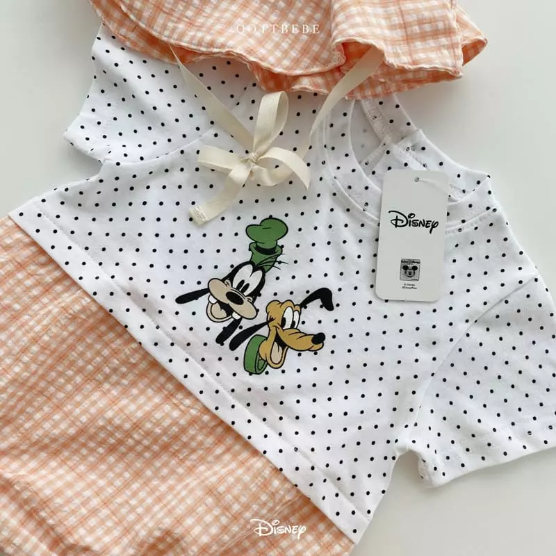 Oott Bebe - Korean Baby Fashion - #babyfashion - Disney Check Bodysuit - 8