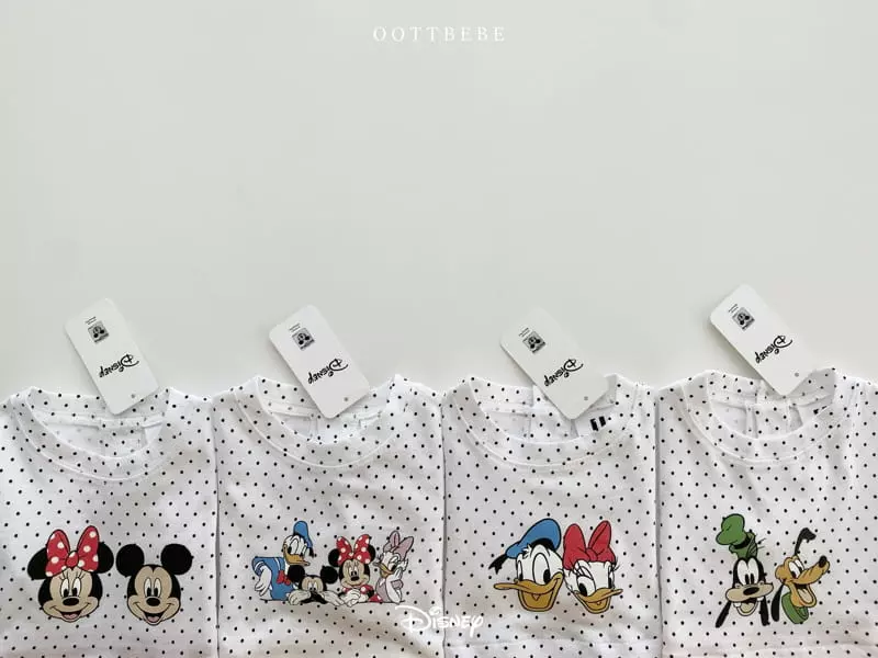 Oott Bebe - Korean Baby Fashion - #babyfever - Disney Check Bodysuit - 9