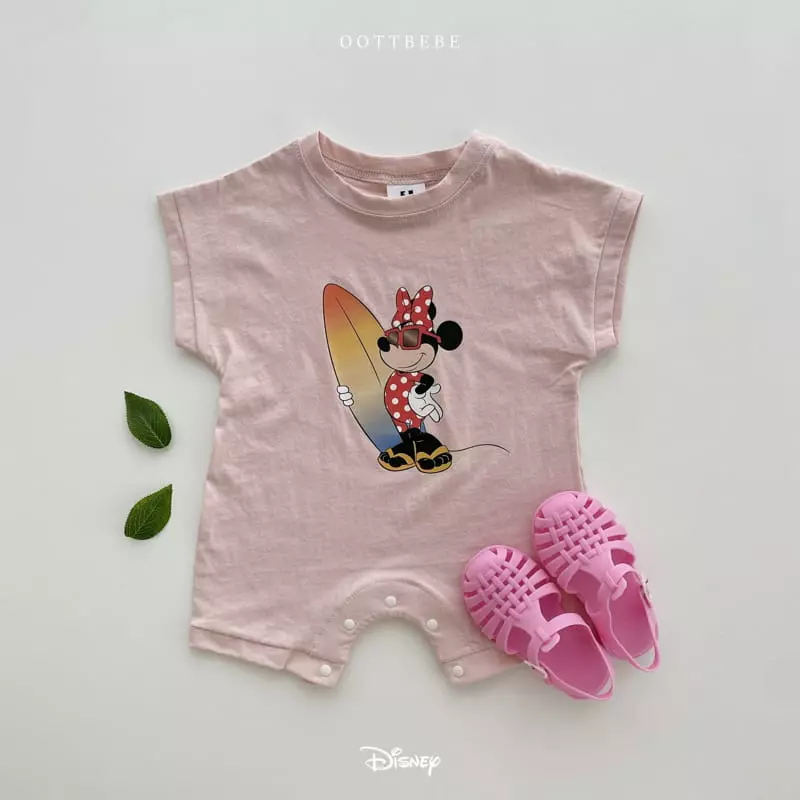 Oott Bebe - Korean Baby Fashion - #babygirlfashion - Disney Surfing Bodysuit - 11