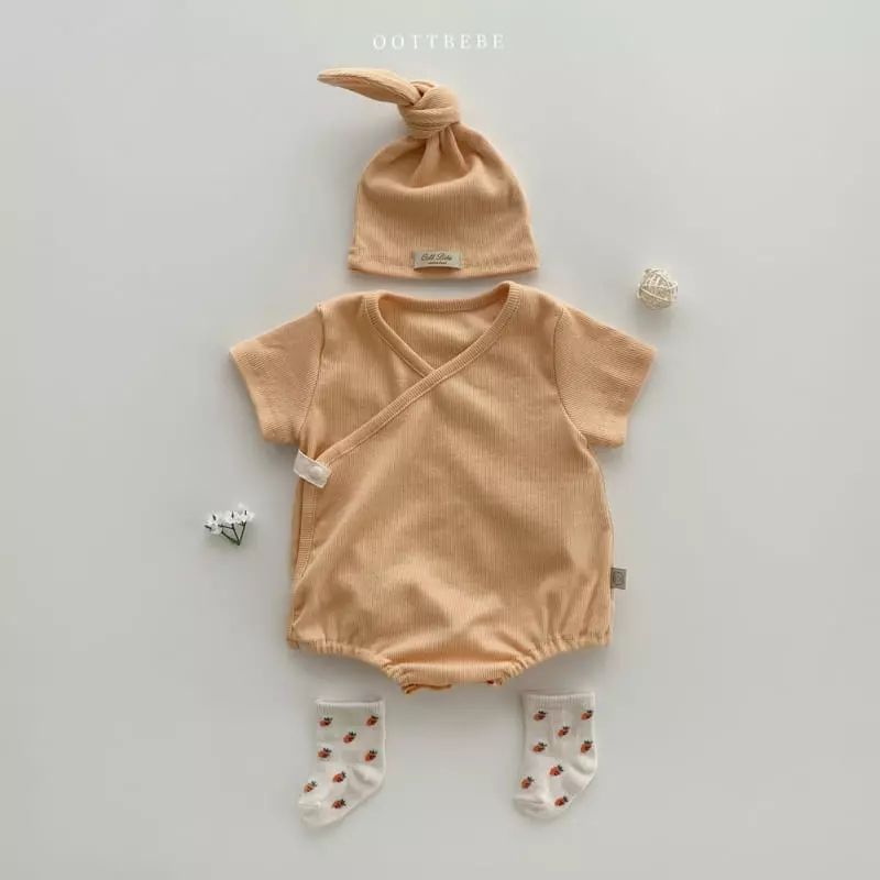 Oott Bebe - Korean Baby Fashion - #babylifestyle - Ade Rib Benet Bodysuit - 8