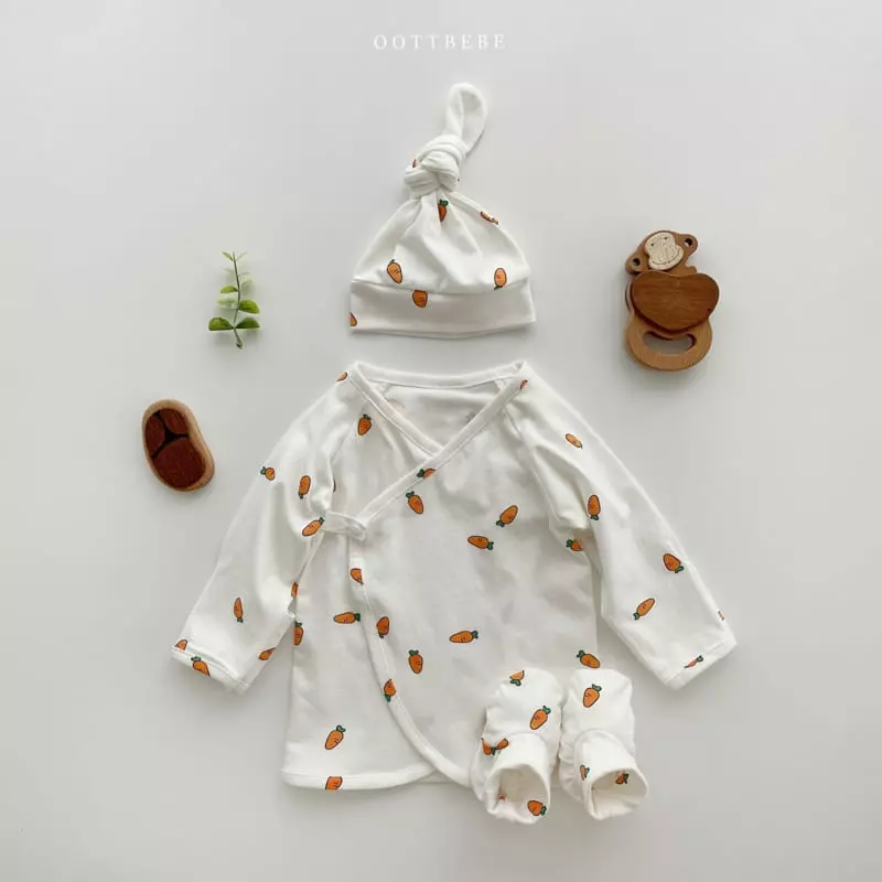 Oott Bebe - Korean Baby Fashion - #babyoninstagram - Ah Chu Benet with Bonnet - 4