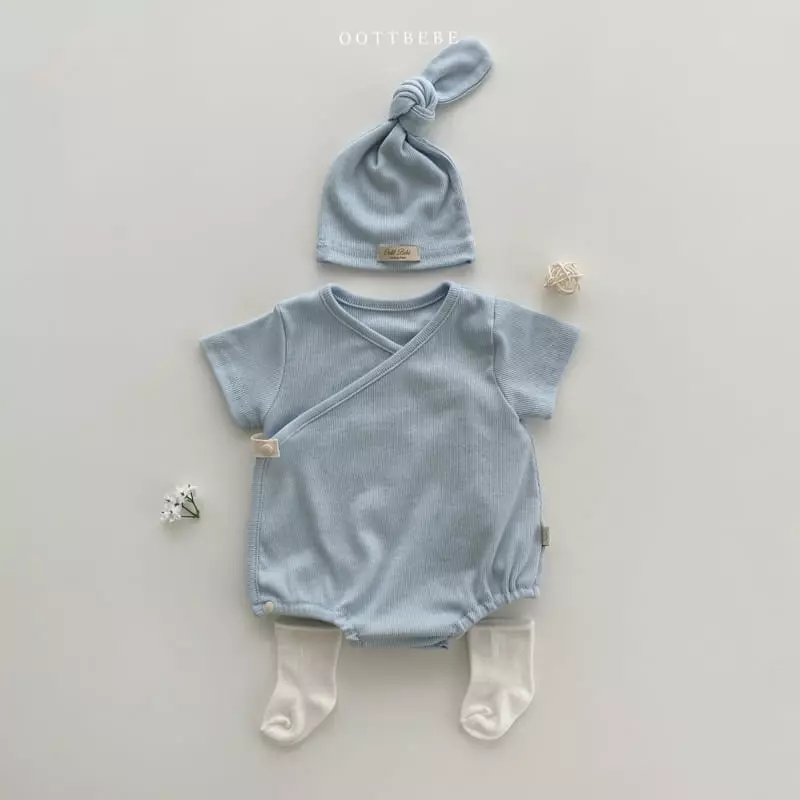 Oott Bebe - Korean Baby Fashion - #babyoutfit - Ade Rib Benet Bodysuit - 11