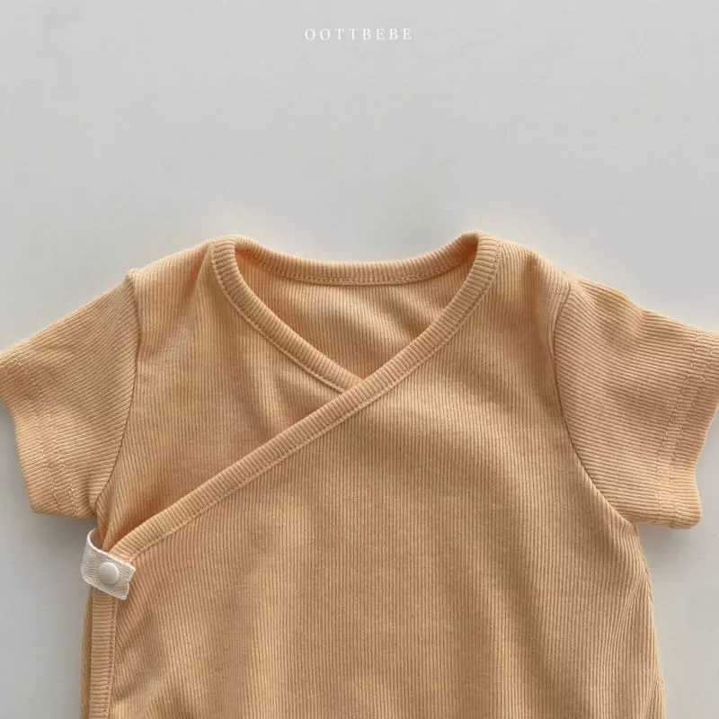 Oott Bebe - Korean Baby Fashion - #babyoutfit - Ade Rib Benet Bodysuit - 12