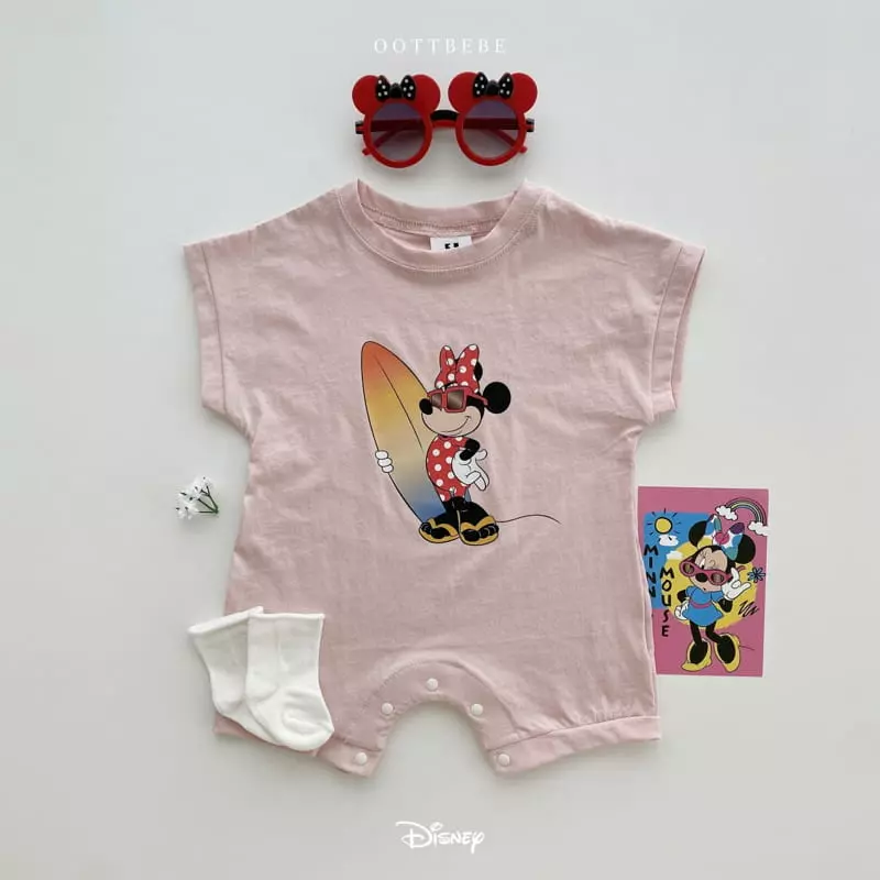 Oott Bebe - Korean Baby Fashion - #babywear - Disney Surfing Bodysuit - 2