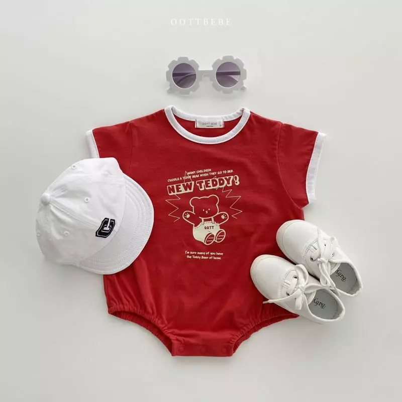 Oott Bebe - Korean Baby Fashion - #onlinebabyboutique - New Teddy Bodysuit