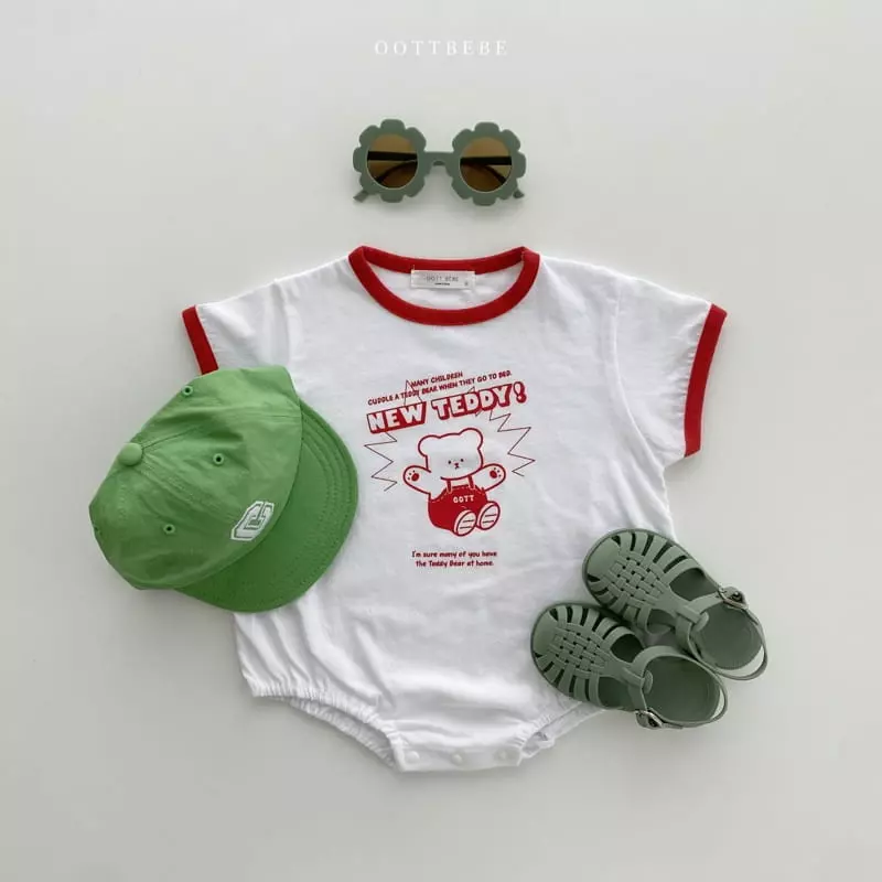 Oott Bebe - Korean Baby Fashion - #onlinebabyshop - New Teddy Bodysuit - 2