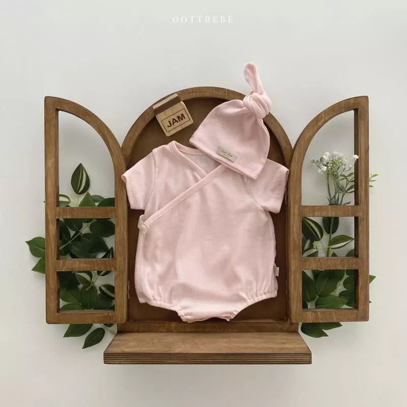 Oott Bebe - Korean Baby Fashion - #smilingbaby - Ade Rib Benet Bodysuit
