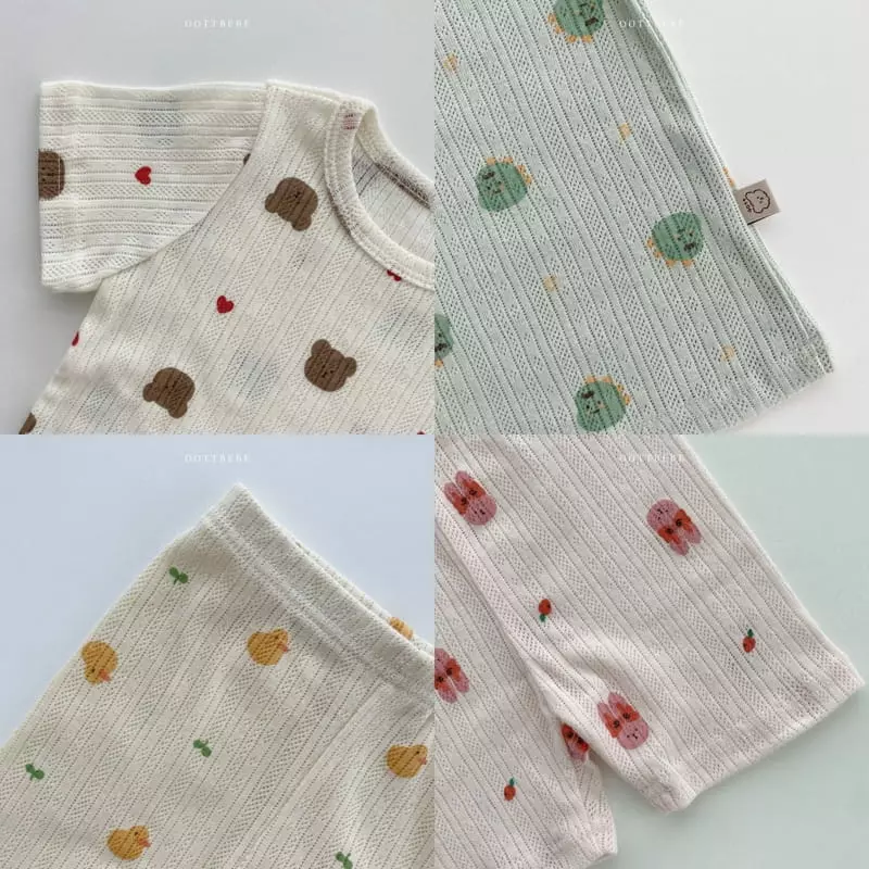 Oott Bebe - Korean Children Fashion - #Kfashion4kids - Jue Jue Jacquard Easywear - 2