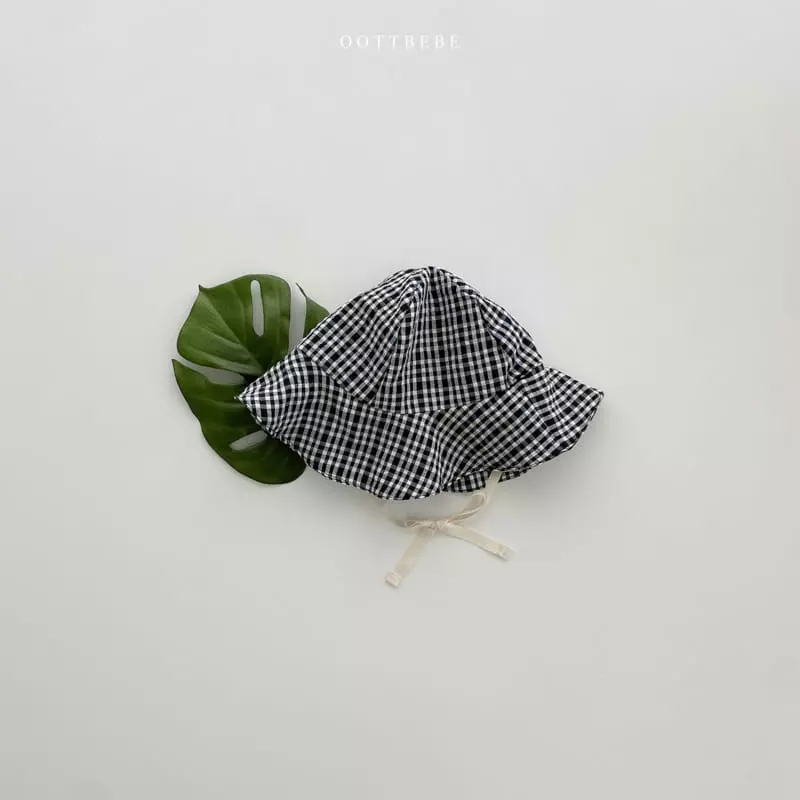 Oott Bebe - Korean Children Fashion - #Kfashion4kids - Check String Bucket Hat - 10