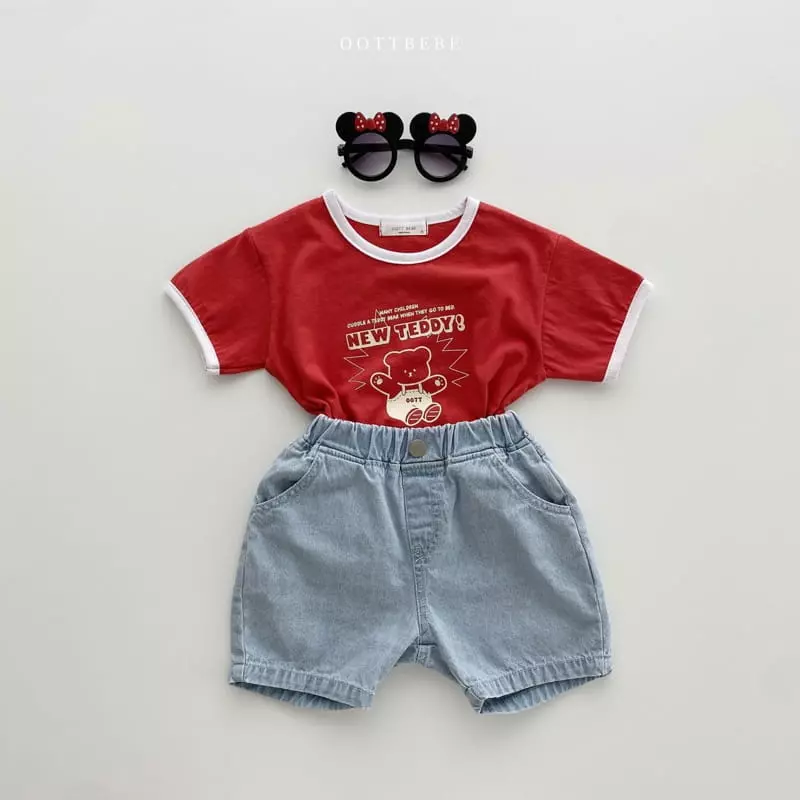 Oott Bebe - Korean Children Fashion - #childofig - New Teddy Tee - 2