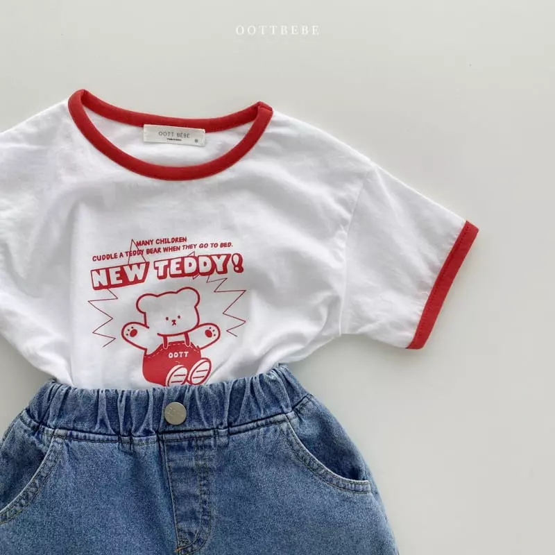 Oott Bebe - Korean Children Fashion - #childofig - New Teddy Tee - 3