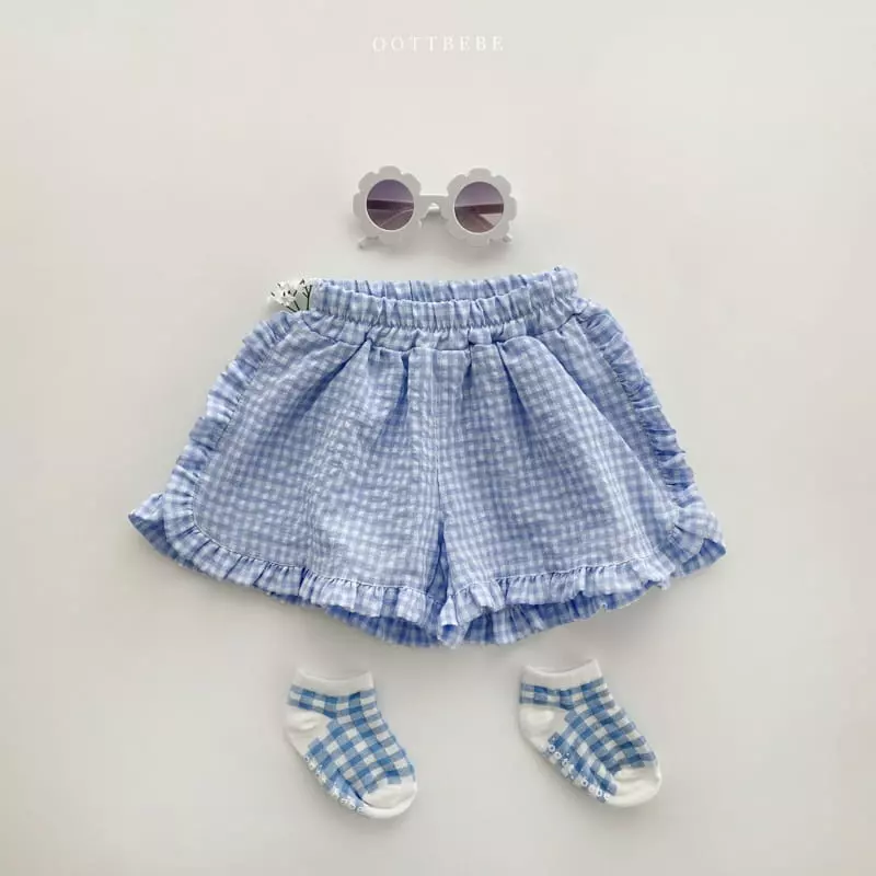 Oott Bebe - Korean Children Fashion - #childofig - Flower Bear Frill Shorts
