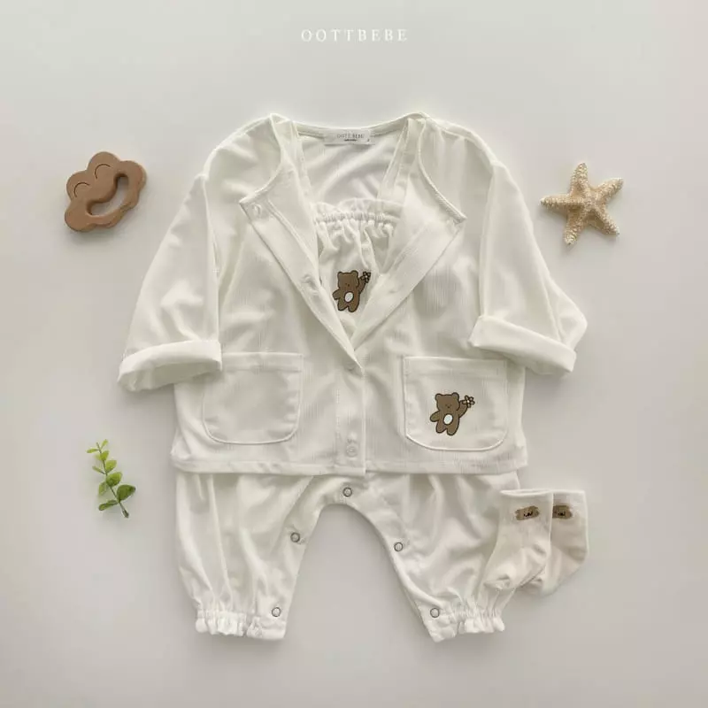 Oott Bebe - Korean Children Fashion - #childofig - Pinwheel Pleats Bodysuit - 11