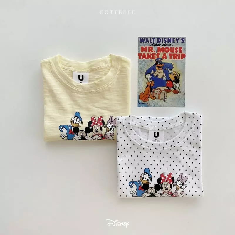 Oott Bebe - Korean Children Fashion - #stylishchildhood - Disney Friends Tee - 4